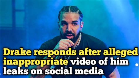 drake xvideo|Drake responds after alleged inappropriate video of him leaks on .